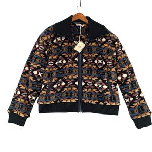 Faherty Thunder Voice Eagle High Pile Fleece Jacket XL NWT